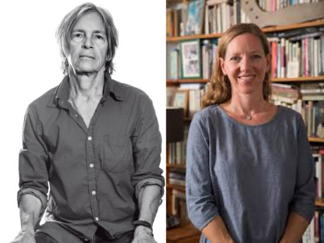 Side by side author photos of Eileen Myles and Maggie Nelson