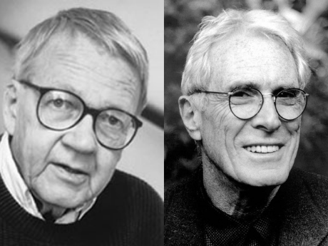 Donald Justice and Mark Strand author photos