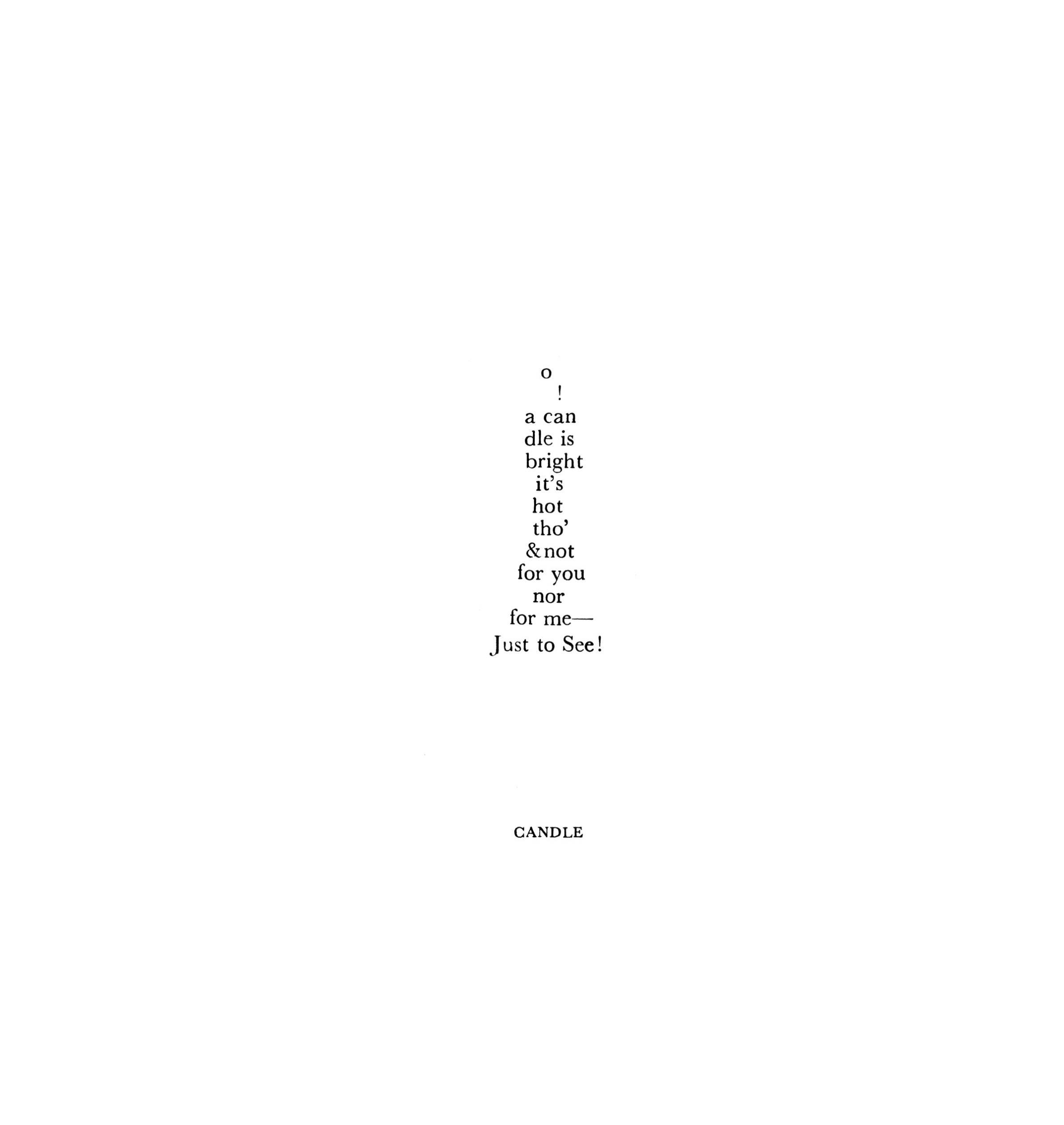 easy concrete poem