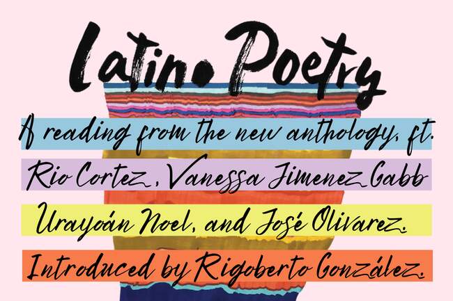 Latino Poetry Reading Flyer Thumbnail